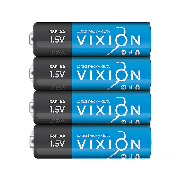 Батарейка Vixion солевая R6P - AA (пленка 4шт)
